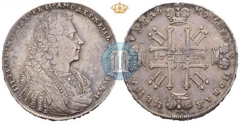 Picture 1 rouble 1728 year  "Type of 1728"