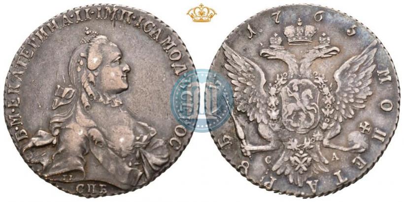 Picture 1 rouble 1765 year СПБ-СА 