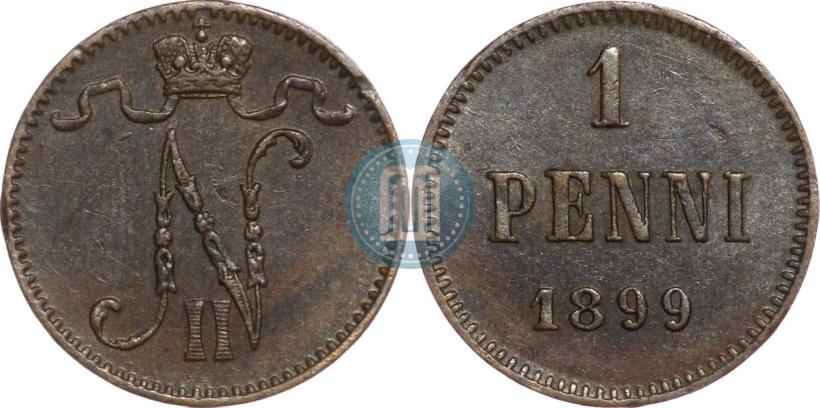 Фото 1 пенни 1899 года  