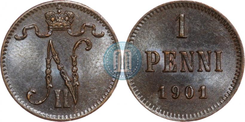 Picture 1 penni 1901 year  