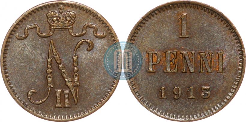 Picture 1 penni 1913 year  