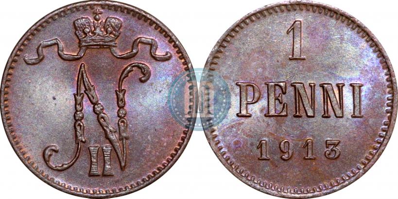 Picture 1 penni 1913 year  