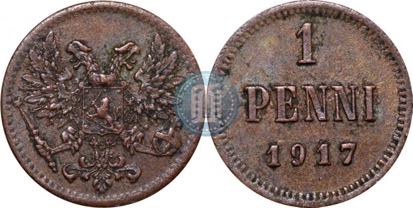 Picture 1 penni 1917 year  