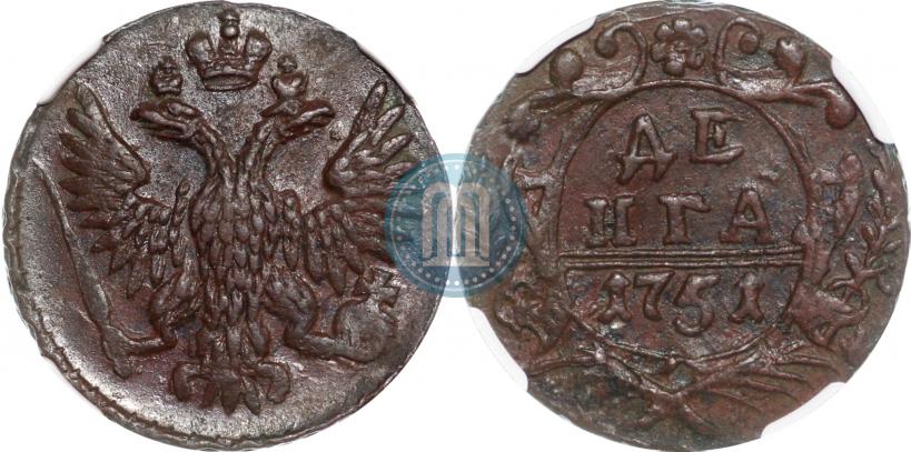 Фото Денга 1751 года  