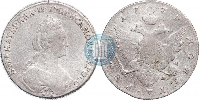 Picture 1 rouble 1779 year СПБ-ФЛ 