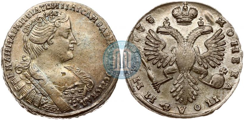 Фото Полтина 1732 года  