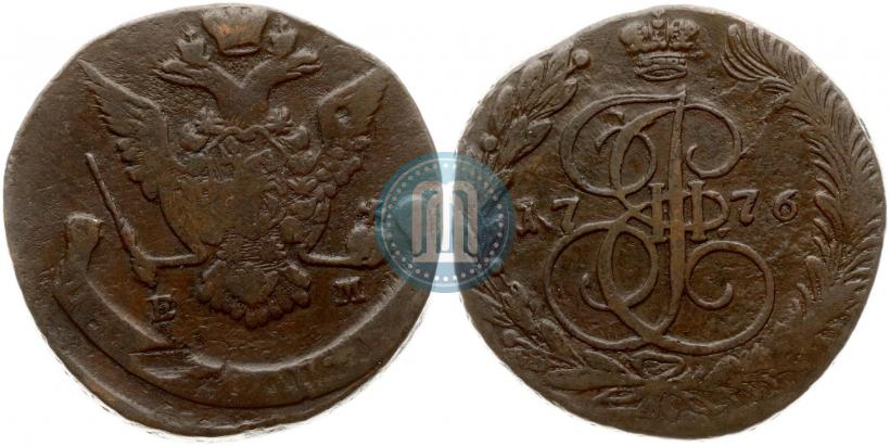Picture 5 kopecks 1776 year ЕМ 