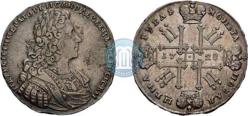 Picture 1 rouble 1728 year  "Type of 1728"