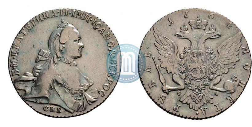 Picture 1 rouble 1764 year СПБ-СА 