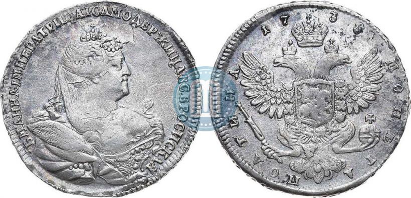 Picture Poltina 1738 year  "Moscow type"