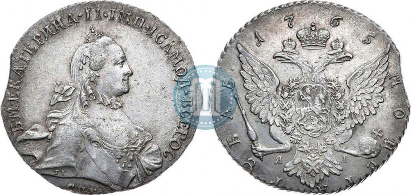 Фото 1 рубль 1765 года СПБ-ЯI 