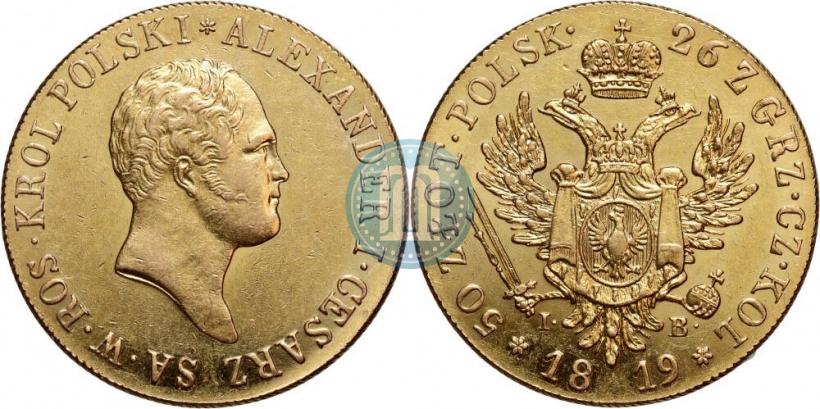 Picture 50 złotych 1819 year IB 