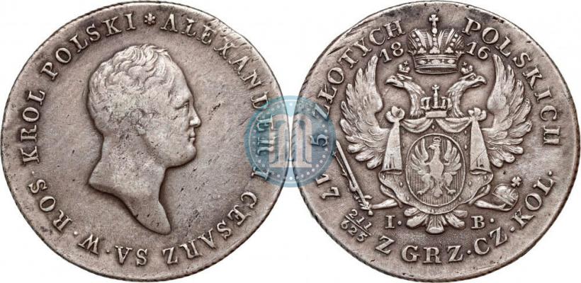 Picture 5 złotych 1816 year IB 