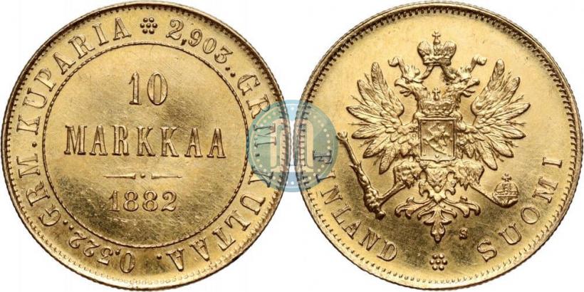 Picture 10 markkaa 1882 year S 