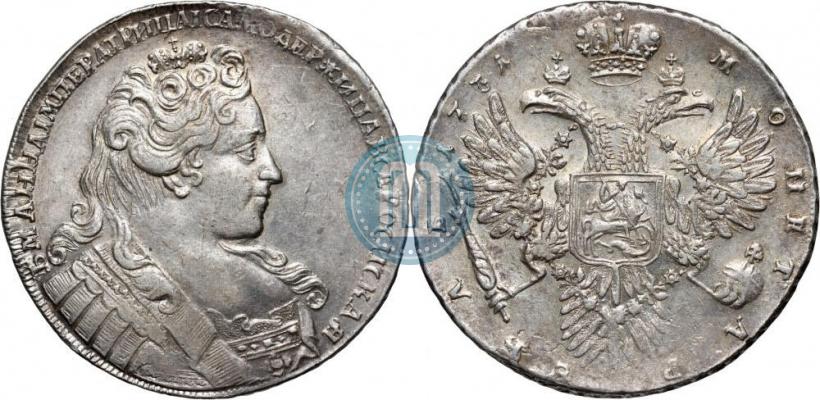 Фото 1 рубль 1731 года  