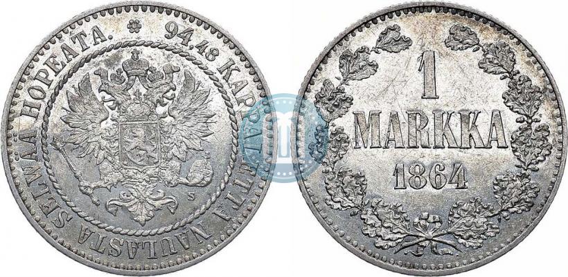 Фото 1 марка 1864 года S 