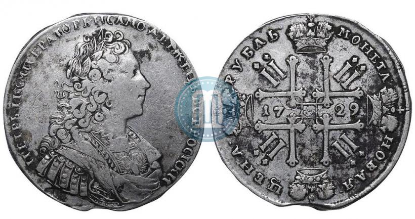 Picture 1 rouble 1729 year  "Type of 1728"