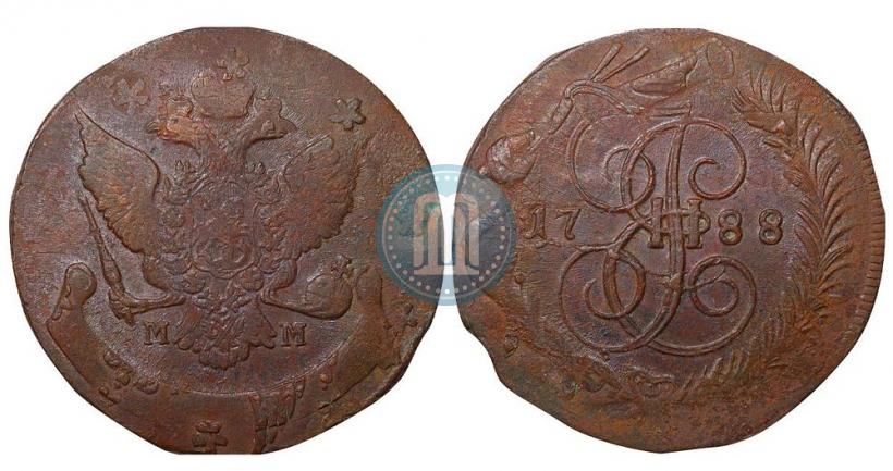 Picture 5 kopecks 1788 year ММ 