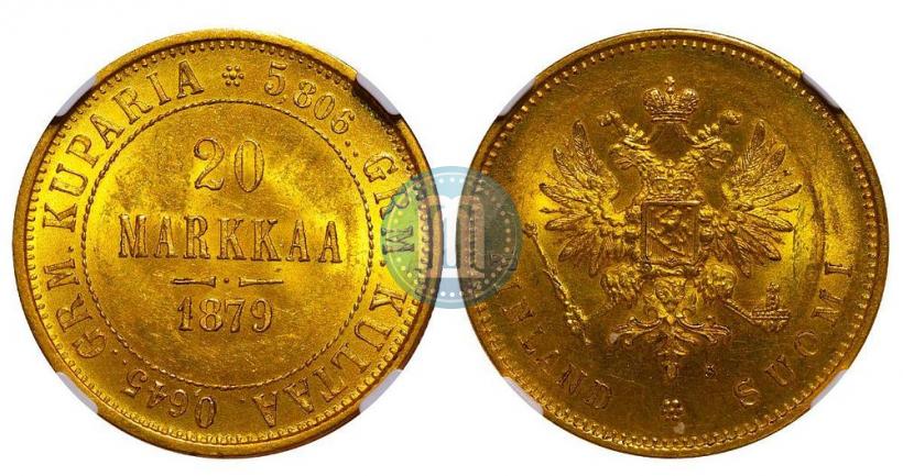 Picture 20 markkaa 1879 year S 