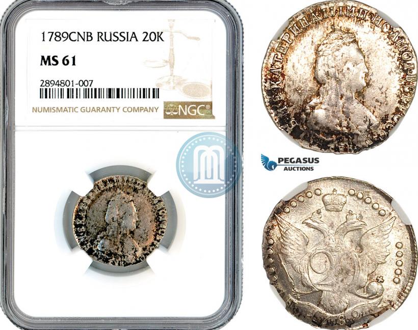 Picture 20 kopecks 1789 year СПБ 