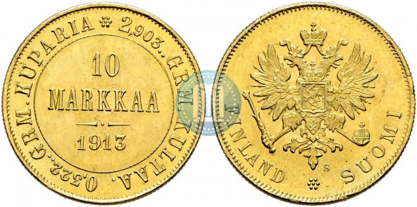 Picture 10 markkaa 1913 year S 