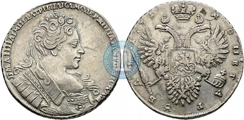 Picture 1 rouble 1731 year  