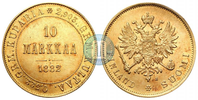 Фото 10 марок 1882 года S 