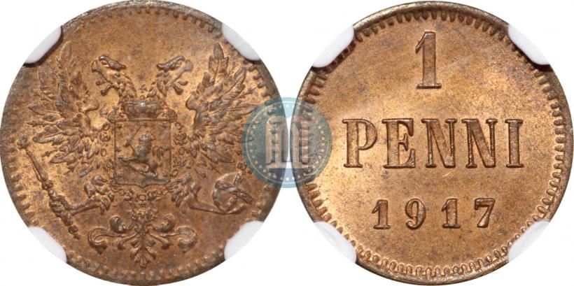 Picture 1 penni 1917 year  