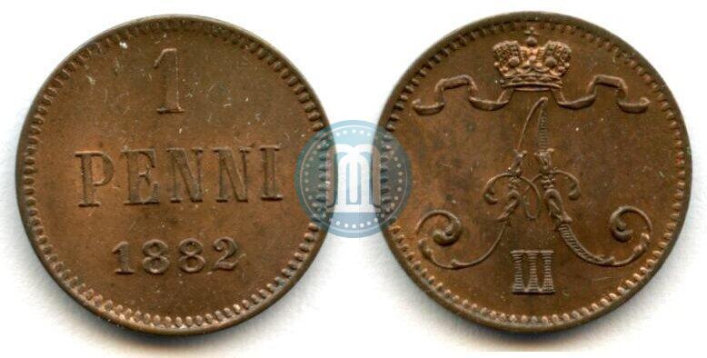 Picture 1 penni 1882 year  