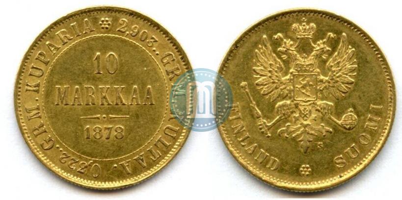 Picture 10 markkaa 1878 year S 