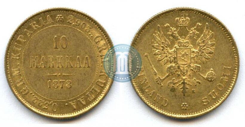 Picture 10 markkaa 1878 year S 