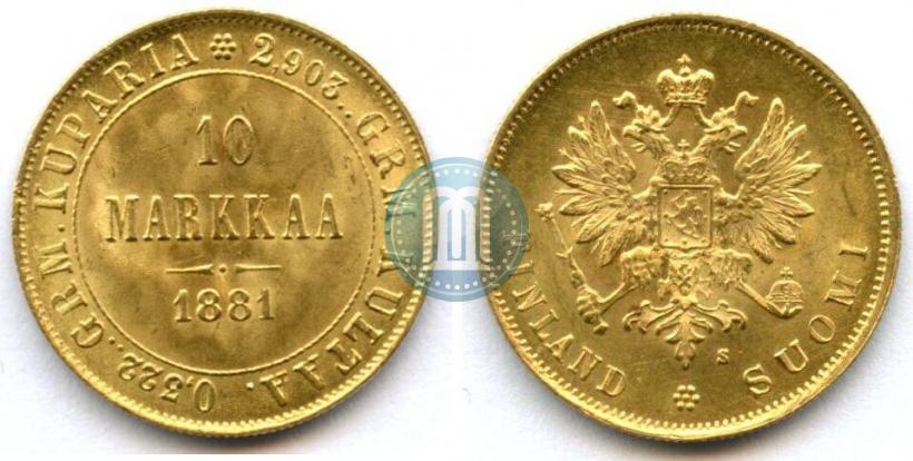 Фото 10 марок 1881 года S 