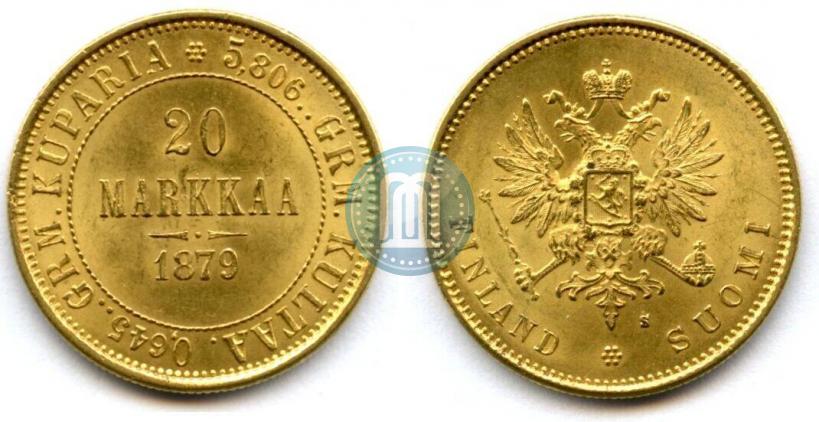Picture 20 markkaa 1879 year S 