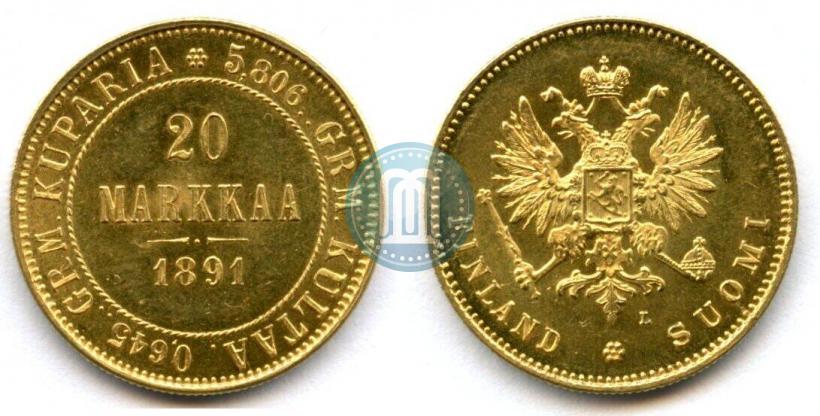 Фото 20 марок 1891 года L 