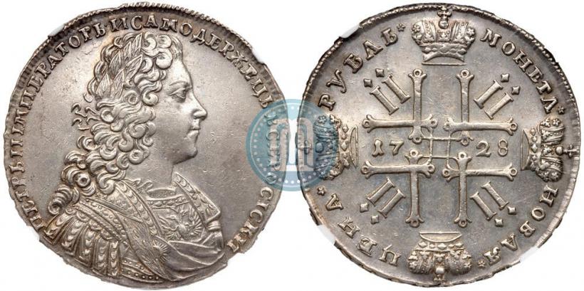 Picture 1 rouble 1728 year  "Type of 1728"