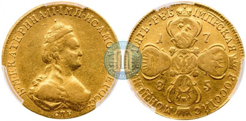 Picture 5 roubles 1785 year СПБ 