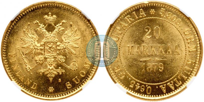 Picture 20 markkaa 1879 year S 