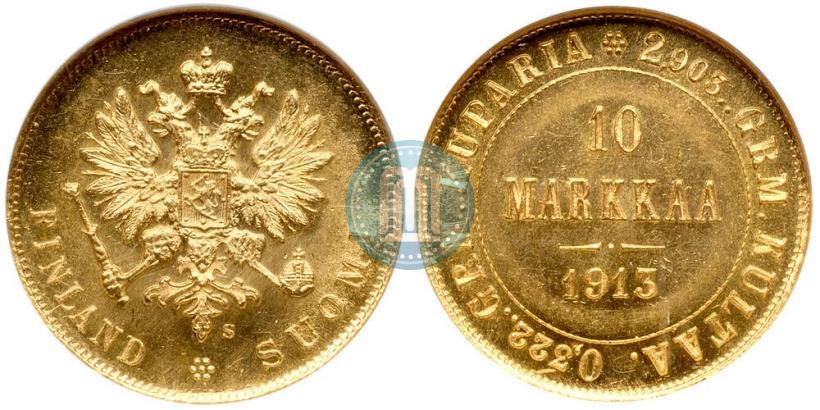 Фото 10 марок 1913 года S 