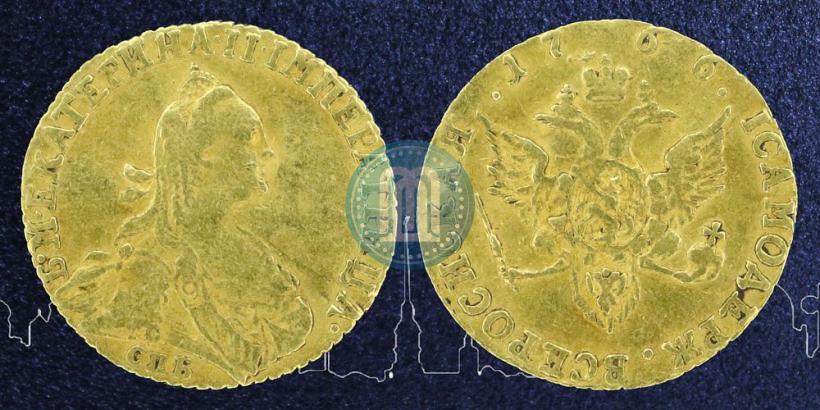 Picture 1 ducat 1766 year СПБ 