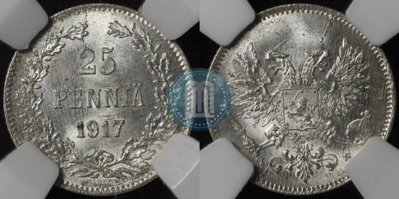 Фото 25 пенни 1917 года S 