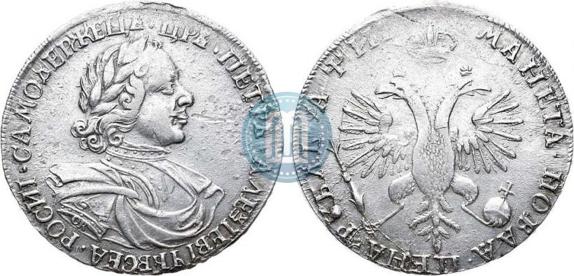 Picture 1 rouble 1718 year OK-L 
