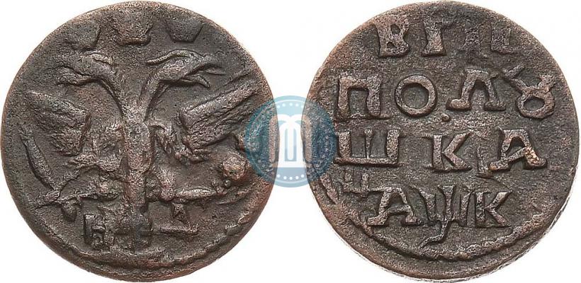 Фото Полушка 1720 года НД 