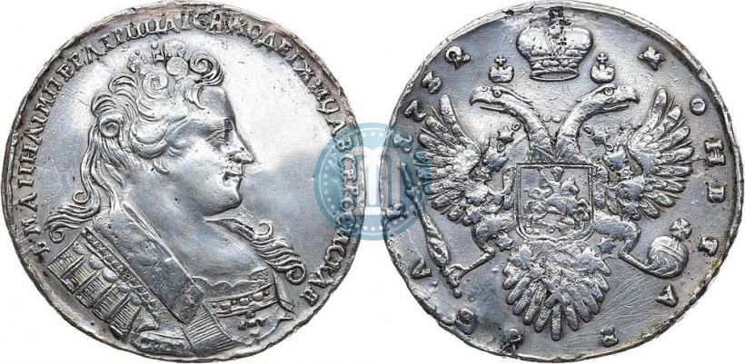 Picture 1 rouble 1732 year  
