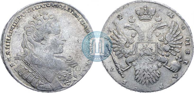 Фото 1 рубль 1732 года  