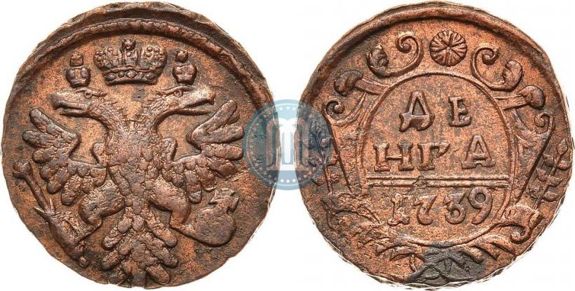 Фото Денга 1739 года  
