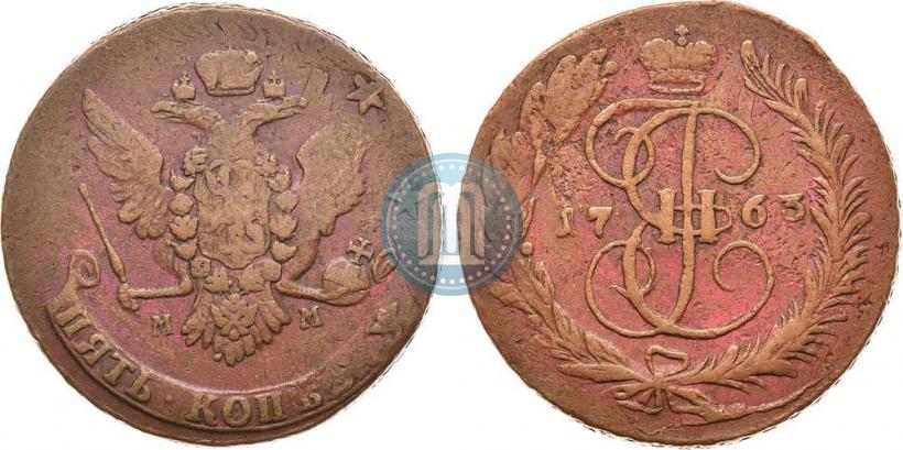 Picture 2 kopecks 1763 year ММ 
