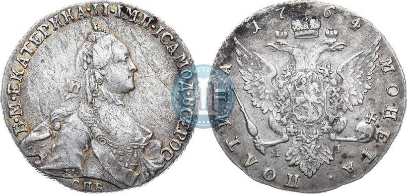 Фото Полтина 1764 года СПБ-ЯI 