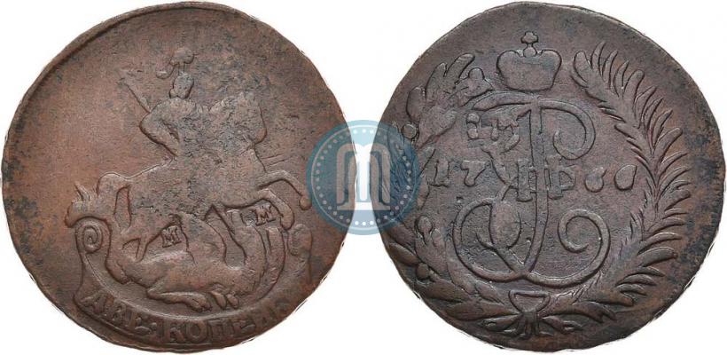 Picture 2 kopecks 1766 year ММ 