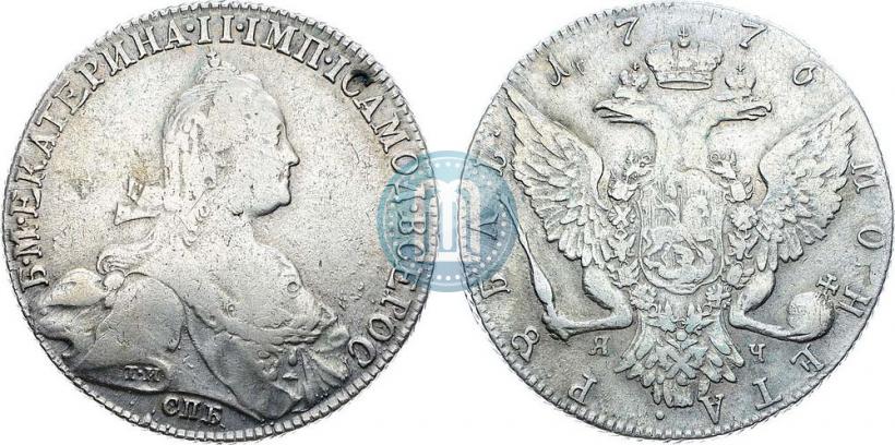 Picture 1 rouble 1776 year СПБ-ЯЧ 