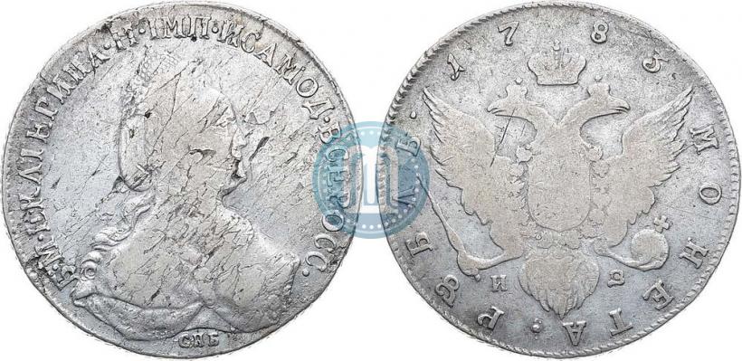 Picture 1 rouble 1783 year СПБ-ИЗ 